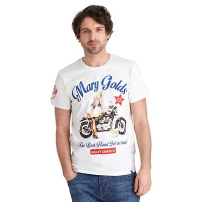 White mary golds t-shirt